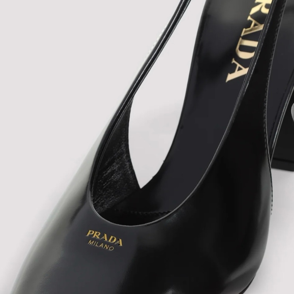 BNWT Prada Modellerie Square Toe Slingback Pump sz.39.5 - Picture 12 of 13
